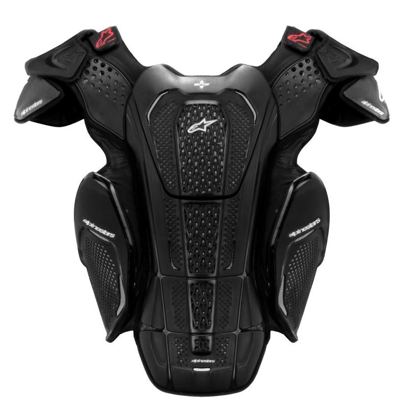 Alpinestars A8 Chest Armour MX Protection Black/White Size XXS/S