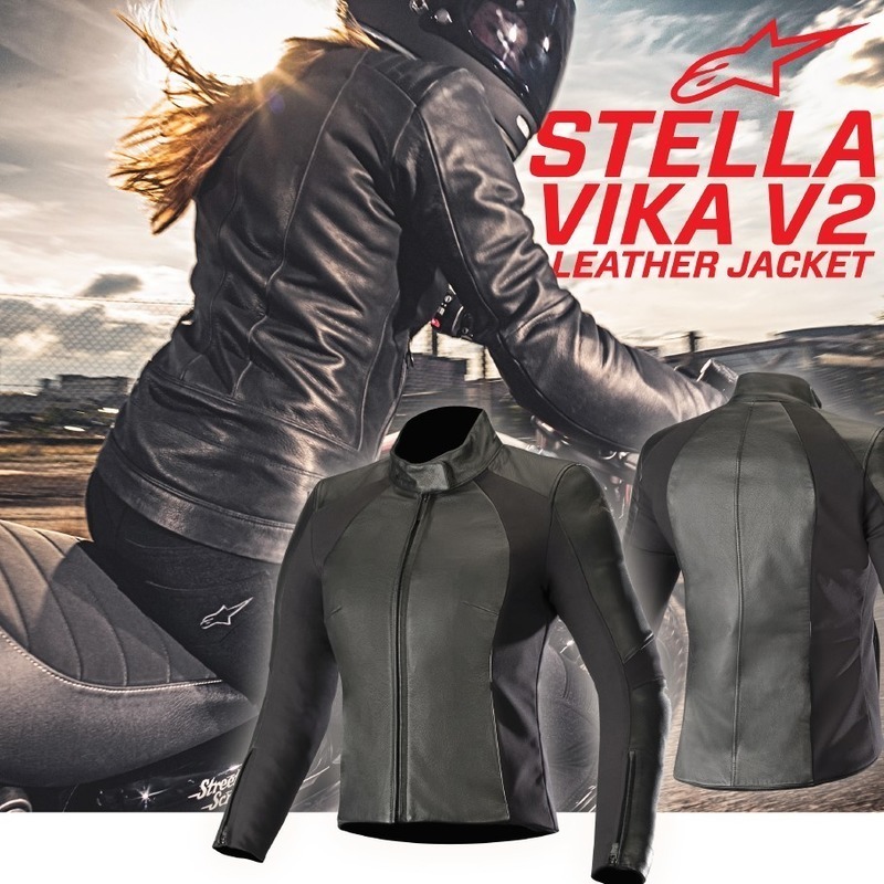 Alpinestars Women's Vika v2 Leather Street Motorcycle Pant