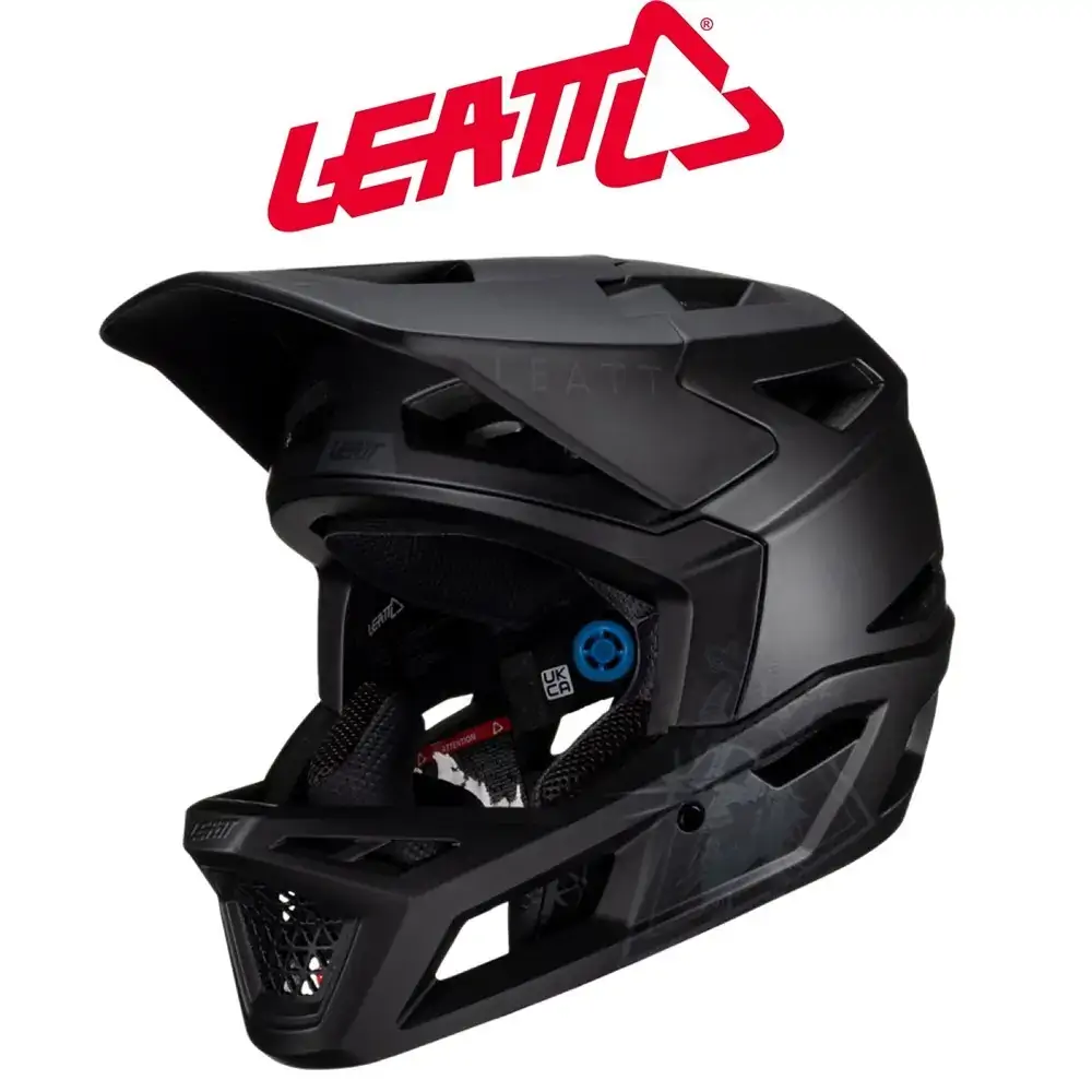 Leatt Helmet MTB Gravity 4.0 Stealth - Black: MASH MX MTB Leatt Helmet MTB Gravity 4.0 Stealth - Black: MASH MX MTB