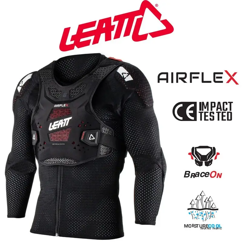 Leatt AirFlex Stealth Protektorenshirt - Black