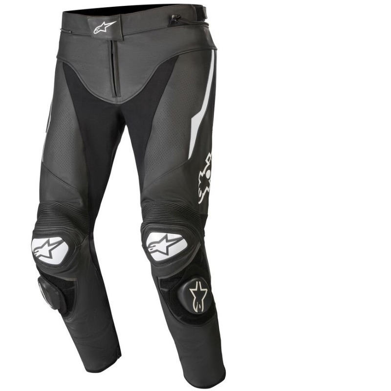 Alpinestars Track V2 Leather Pants - Black/White: MASH - Melbourne ...