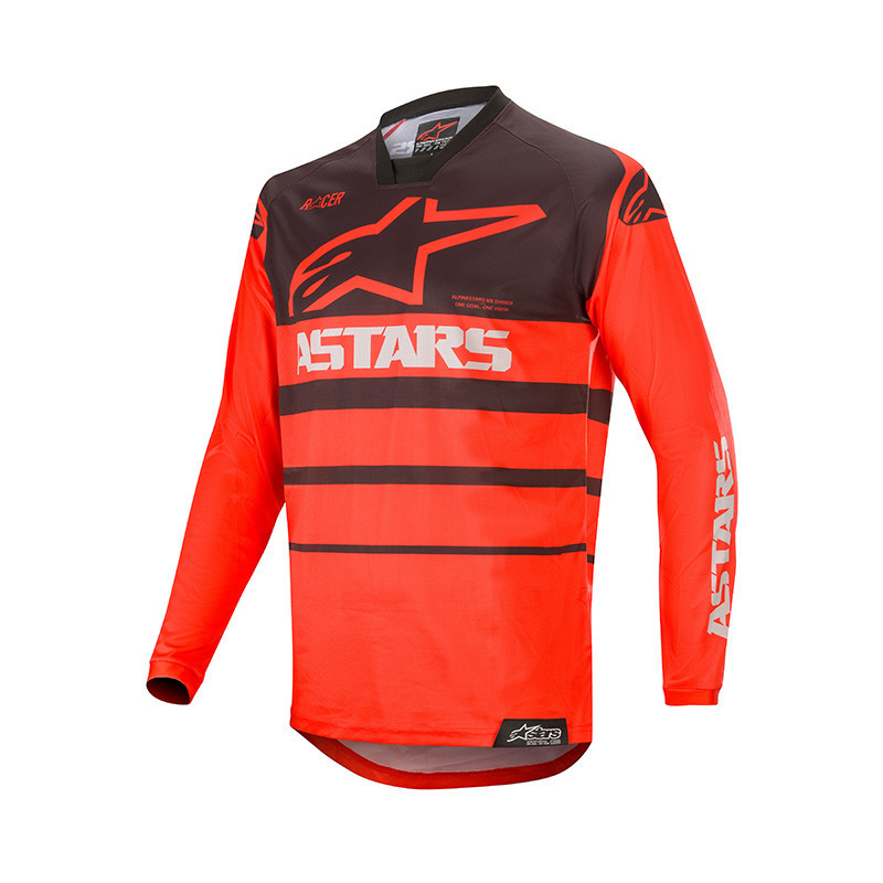 Alpinestars Racer Supermatic MX Jersey - Bright Red/Black: MASH ...