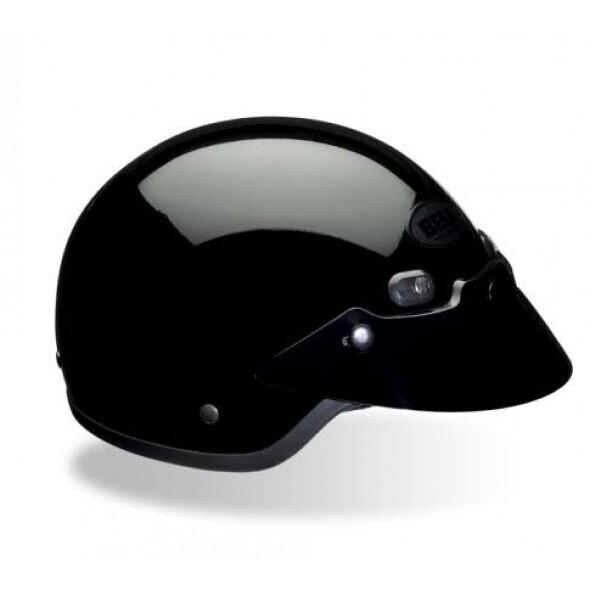 Bell Shorty Motorcycle Helmet Gloss Black Small MASH Melbourne