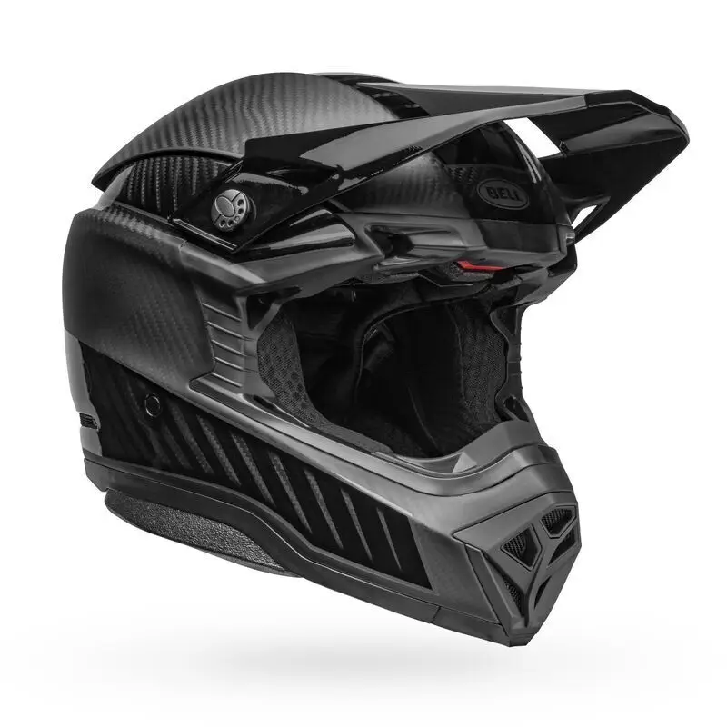 Bell Moto-10 Helmet Magnetic Cheek Pads - Replacement Pads, Black, 35mm Thick