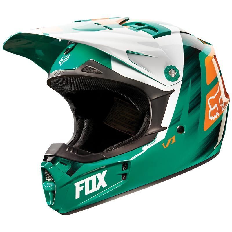 green mx helmet