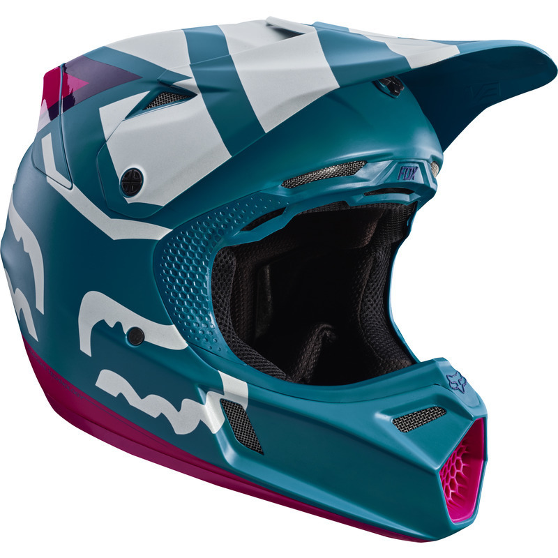 Fox V3 Creo ECE MX Helmet - Teal: MASH - Melbourne Action Sports Home