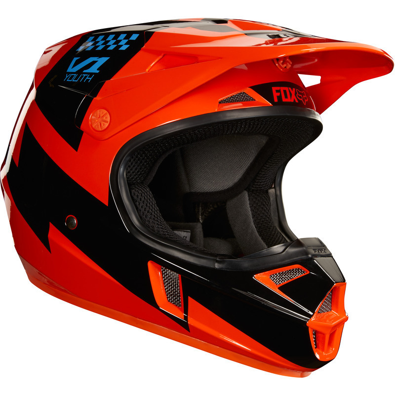 orange mx helmet