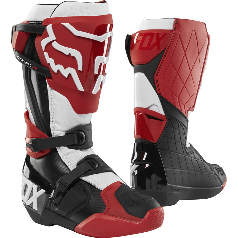 Fox Comp R MX Boots - Red/Black/White: MASH - Melbourne Action Sports Home