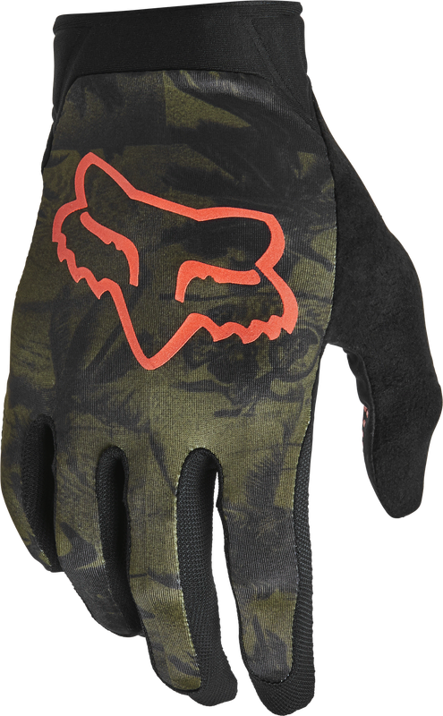 Fox Racing Flexair Ascent Guanti Da Ciclismo Uomo &ndash; Colore Verde Oliva &ndash; Taglia Intera