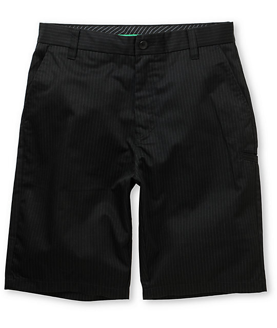 Fox Boys Essex Shorts Pinstripe - Black - Size 25: MASH - Melbourne ...