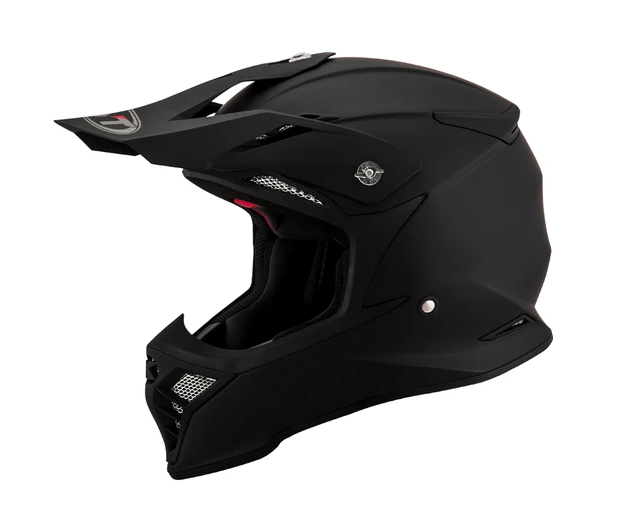 KYT Skyhawk Plain MX Helmet with MIPS Matt Black MASH
