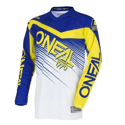 Oneal Element Racewear MX Jersey - Blue/Yellow