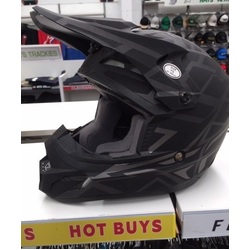 Fly Racing FL-304 Youth MX Helmet - Black - Size YS