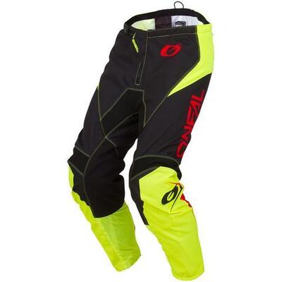 Oneal 19 Element R/wear MX Pant Neon Low Youth  (2/3t) - Yellow - Size 18