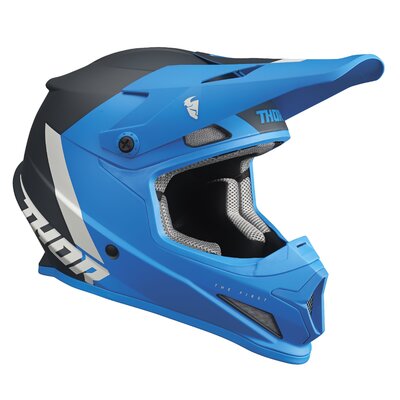 Thor Sector Chev MX Helmet - Blue/Grey