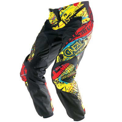 Oneal Element Acid MX Pant - Yellow Red - Size 2/3