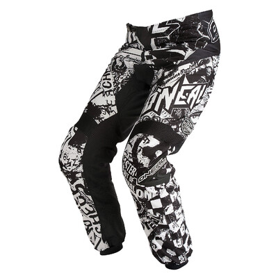 Oneal Youth Element Wild MX Pant - Black White - Size 2/3