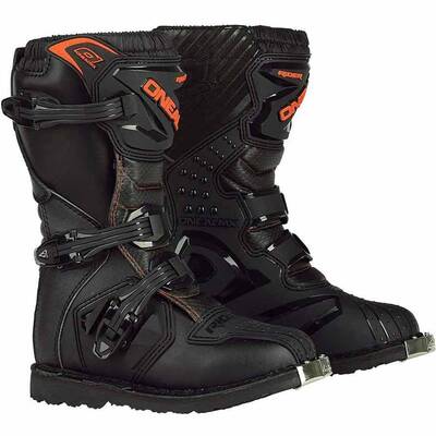 Oneal Rider Youth MX Boots Youth - Black/Orange