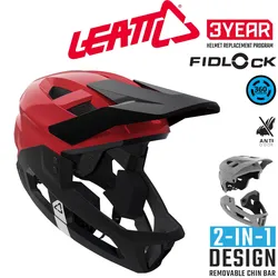 Leatt Helmet MTB Enduro 2.0 Junior - Red 50-54cm
