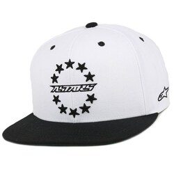 Alpinestars Ace Snapback Hat/Cap - White/Black (Factory Seconds)