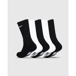 Unit Youth Socks - 5 Pack Hilux Vast - Black/White