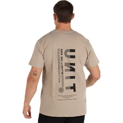 Unit Mens Industry Tee T-Shirt - Tan