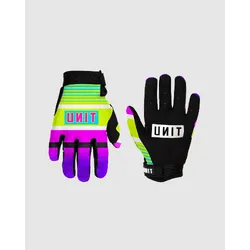 Unit Kids MX Gloves - Neon - Multi