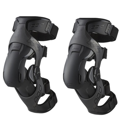 POD K4 2.0 MX Motocross Knee Brace PAIR - Black