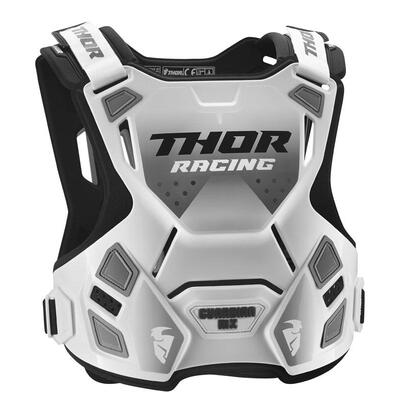 Thor Guardian MX Roost Chest Guard - White/Black
