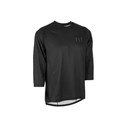 Fly Ripa 3/4 Sleeve MTB Jersey - Black