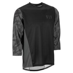 Fly Ripa 3/4 Sleeve MTB Jersey - Black/Grey Camo