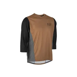 Fly Ripa 3/4 Sleeve MTB Jersey - Dark Khaki