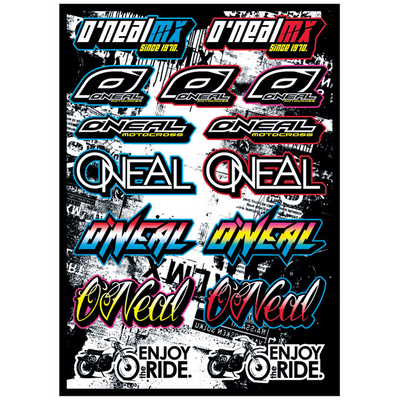 Oneal Sticker Kit 2 - 15 Pkt (Large 12 x 17inch Sheet)