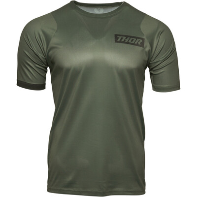 Thor MTB Jersey Assist - Army Green