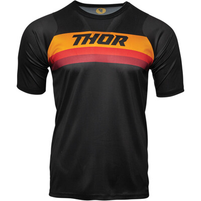 Thor MTB Jersey Assist - Black/Orange