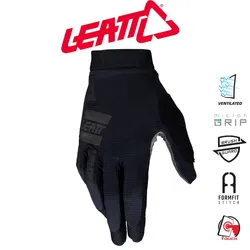 Leatt Glove MTB 1.0 GripR Junior - Stealth