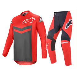 Alpinestars Fluid Speed MX Pants Jersey GEAR SET 2021 - Bright Red