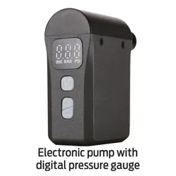 Azur USB Bike Pump with Gauge