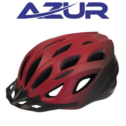 AZUR Azur Helmet L61 - Satin Red/Black Fade