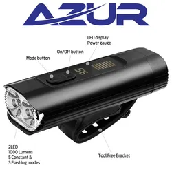 Azur Crux 1000 Headlight