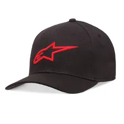 Alpinestars Ageless Curve Hat/Cap - Black/Red