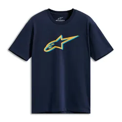 Alpinestars Ageless Shadow CSF Tee - Navy/Orange
