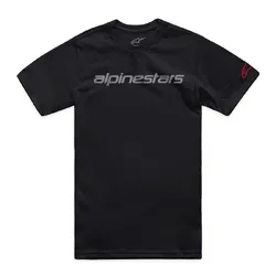 Alpinestars Linear Wordmark 2.0 CSF Tee - Black/Grey/Red