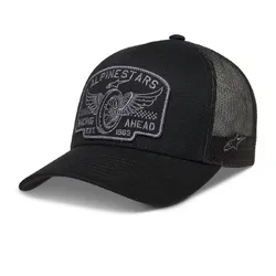 Alpinestars Heritage Patch Trucker Hat/Cap - Black/Green 