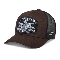 Alpinestars Heritage Patch Trucker Hat/Cap - Black/Brown