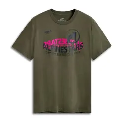 ALPINESTARS Semicircle Short Sleeve CSF Tee - Military Green