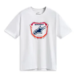 Alpinestars Plate Short Sleeve CSF Tee - White