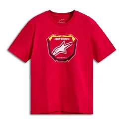 Alpinestars Plate Short Sleeve CSF Tee - Red
