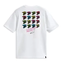 Alpinestars POP Helmet Short Sleeve CSF Tee - White
