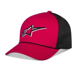 Alpinestars Ageless Shadow Trucker Hat/Cap - Black/Red